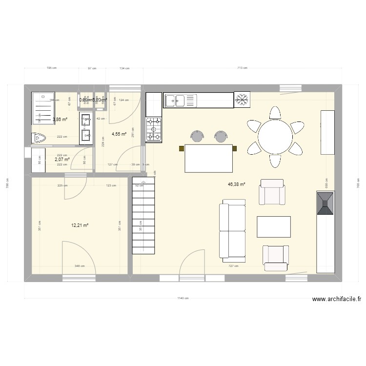 MAS RDC. Plan de 0 pièce et 0 m2