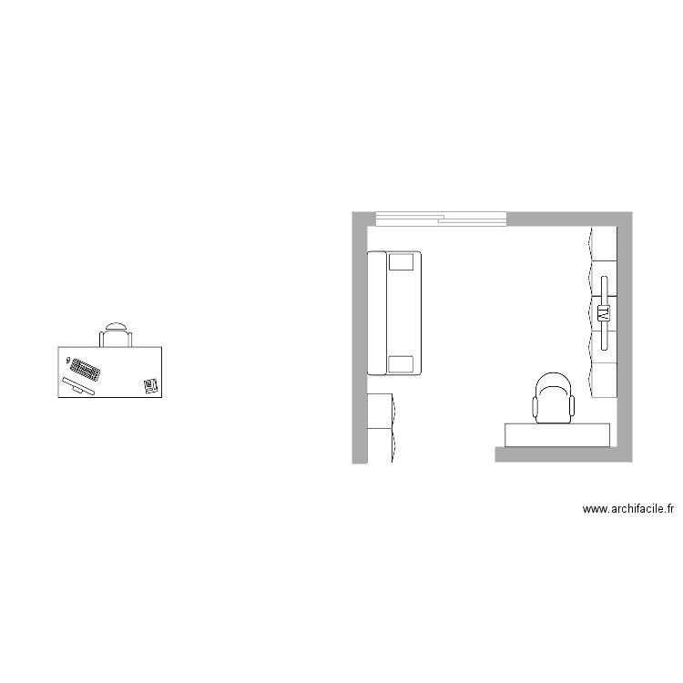 Salon. Plan de 0 pièce et 0 m2