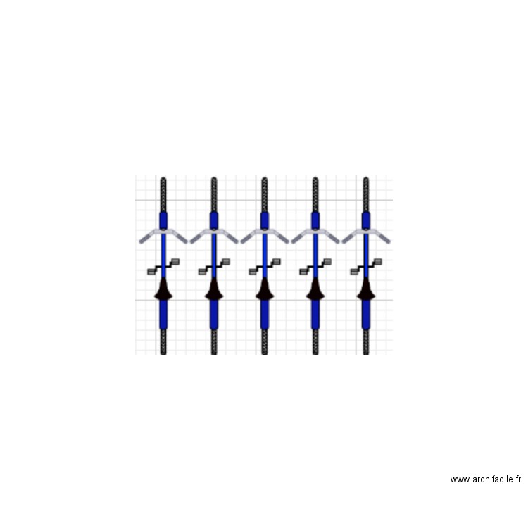 RACK 5 VELOS 301118 192cm. Plan de 0 pièce et 0 m2