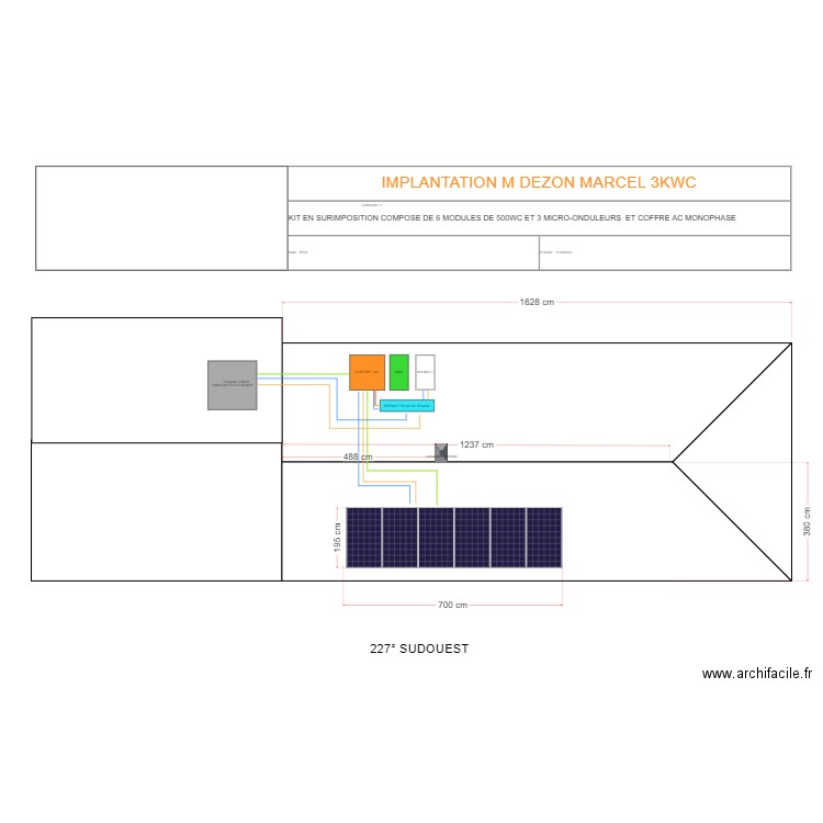 DEZON MARCEL PLAN D IMPLANTATION. Plan de 0 pièce et 0 m2