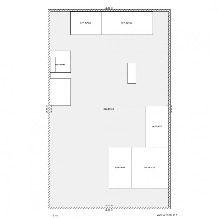 spa collec. Plan de 0 pièce et 0 m2