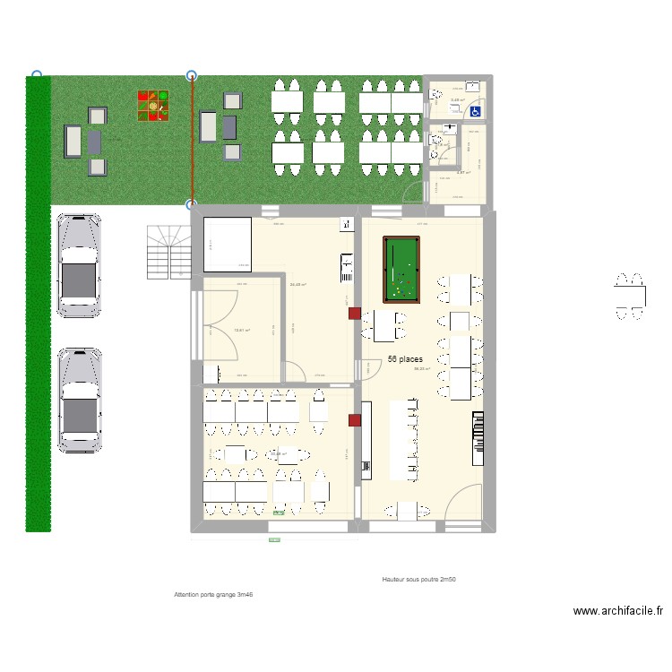 bar test nico 2. Plan de 0 pièce et 0 m2