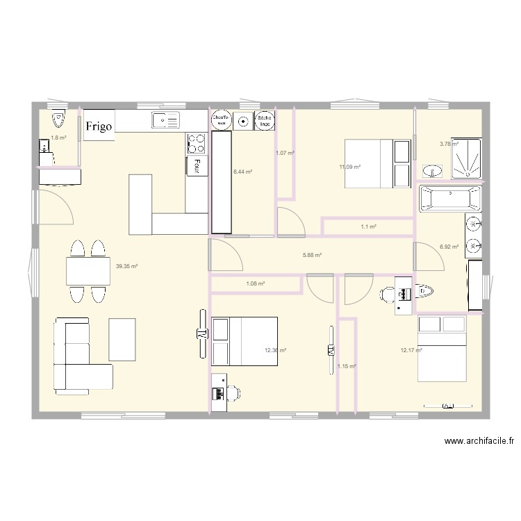 Echraf 2. Plan de 0 pièce et 0 m2