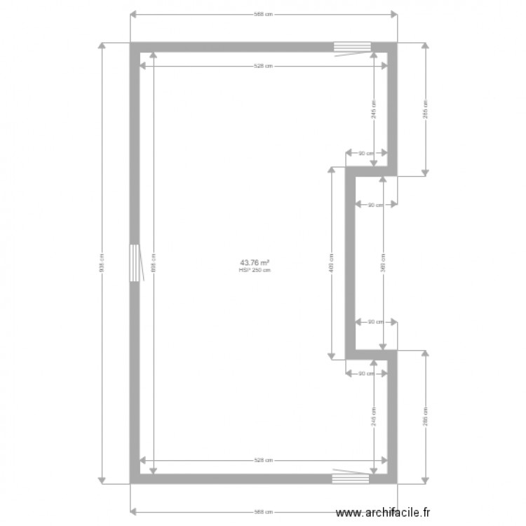 Douches. Plan de 0 pièce et 0 m2