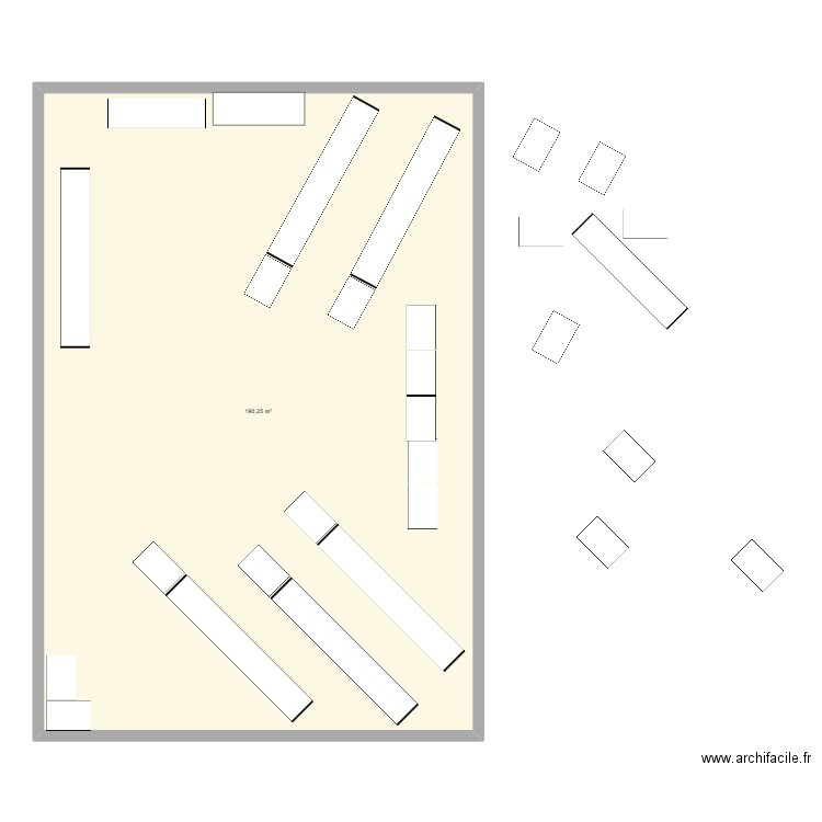 mariage2. Plan de 1 pièce et 190 m2