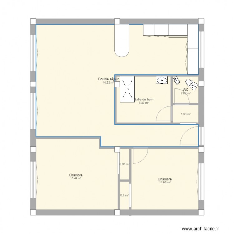 djenane modif. Plan de 0 pièce et 0 m2