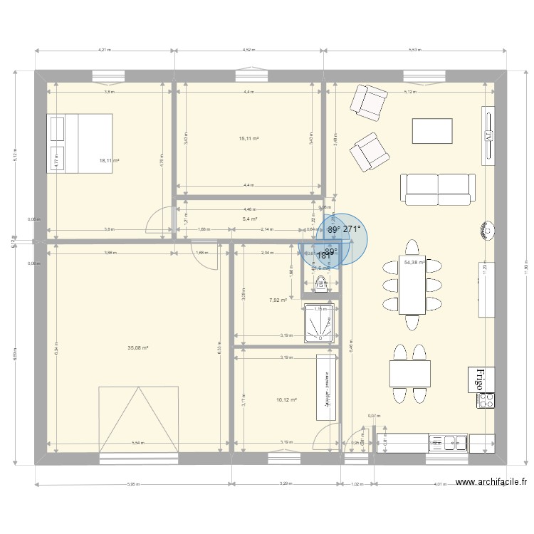 maison. Plan de 0 pièce et 0 m2