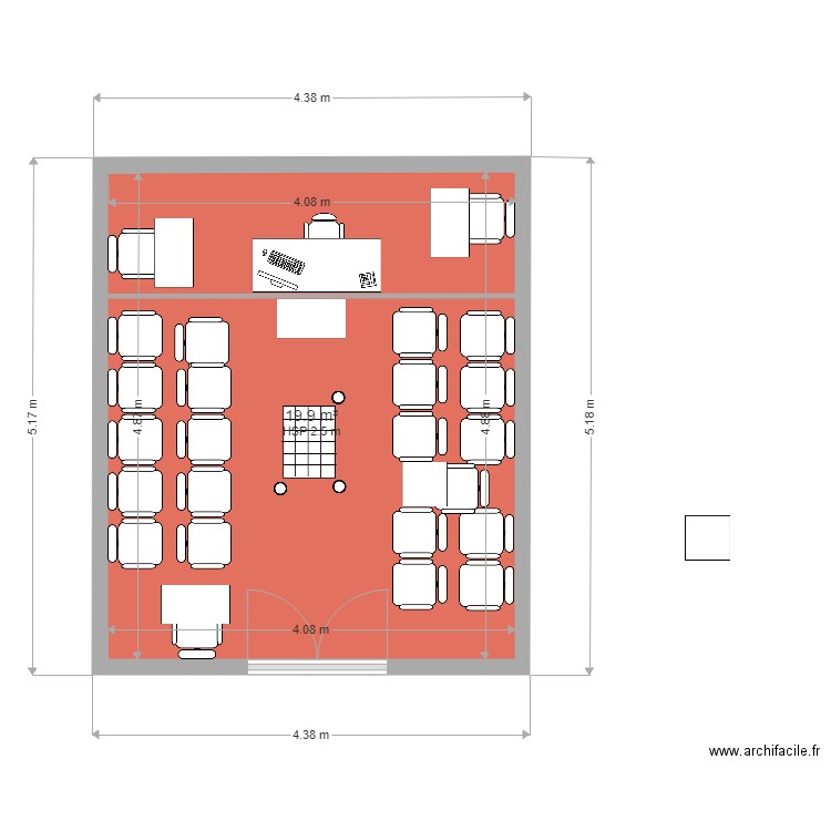 temple REAA. Plan de 0 pièce et 0 m2