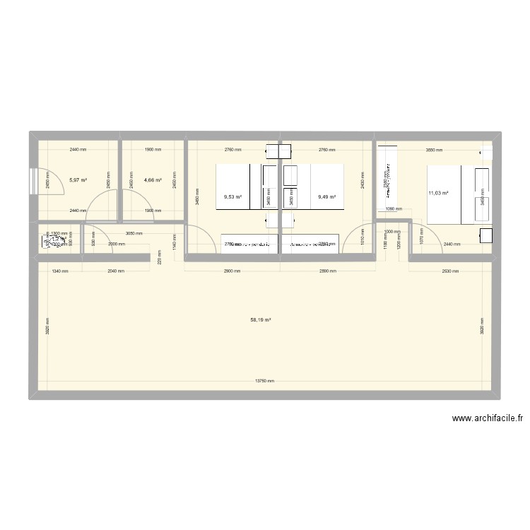 Maison B - Plan 7 Pièces 100 M2 Dessiné Par Nicolasidf