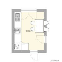 cuisine 10m2 double entrée