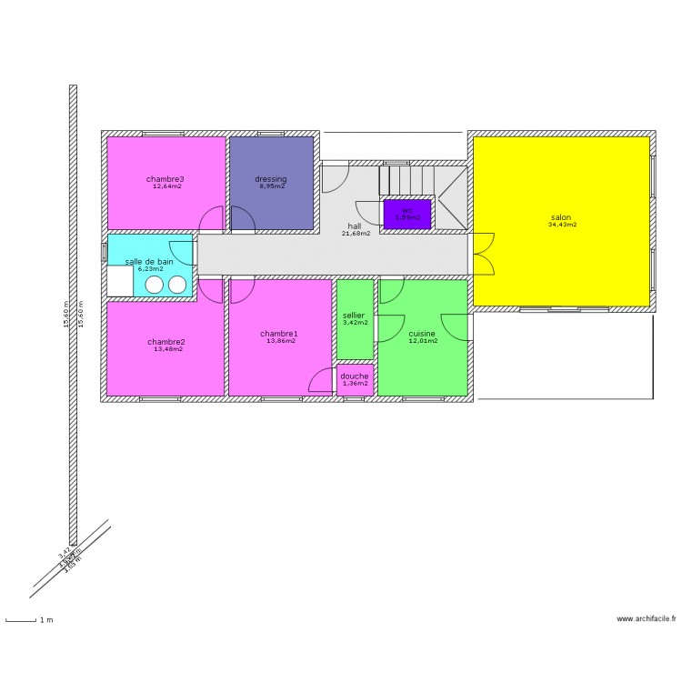 Maison togo. Plan de 0 pièce et 0 m2