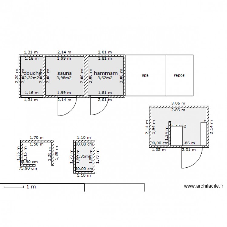 nouveau spa. Plan de 0 pièce et 0 m2