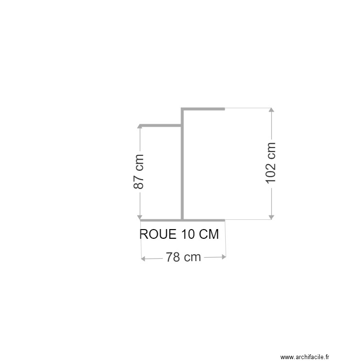 MEUBLE CHAUSSURES. Plan de 0 pièce et 0 m2