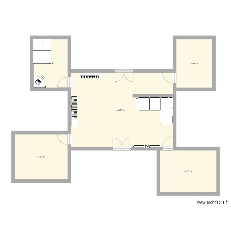 Château de Noé. Plan de 0 pièce et 0 m2