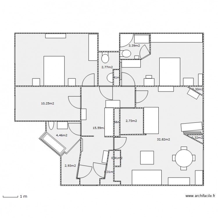 MORILLOT PROJET RENOVE. Plan de 0 pièce et 0 m2