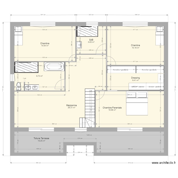 Etage Final. Plan de 0 pièce et 0 m2