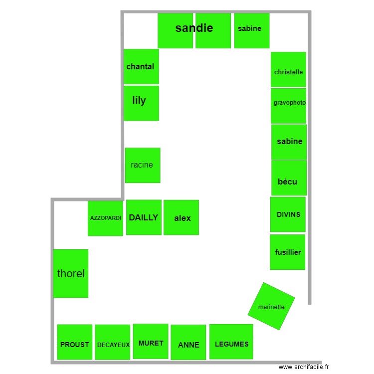 marché123. Plan de 0 pièce et 0 m2