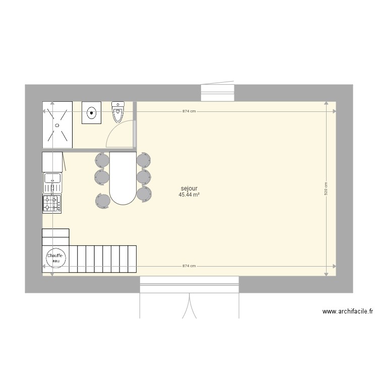 maison. Plan de 0 pièce et 0 m2