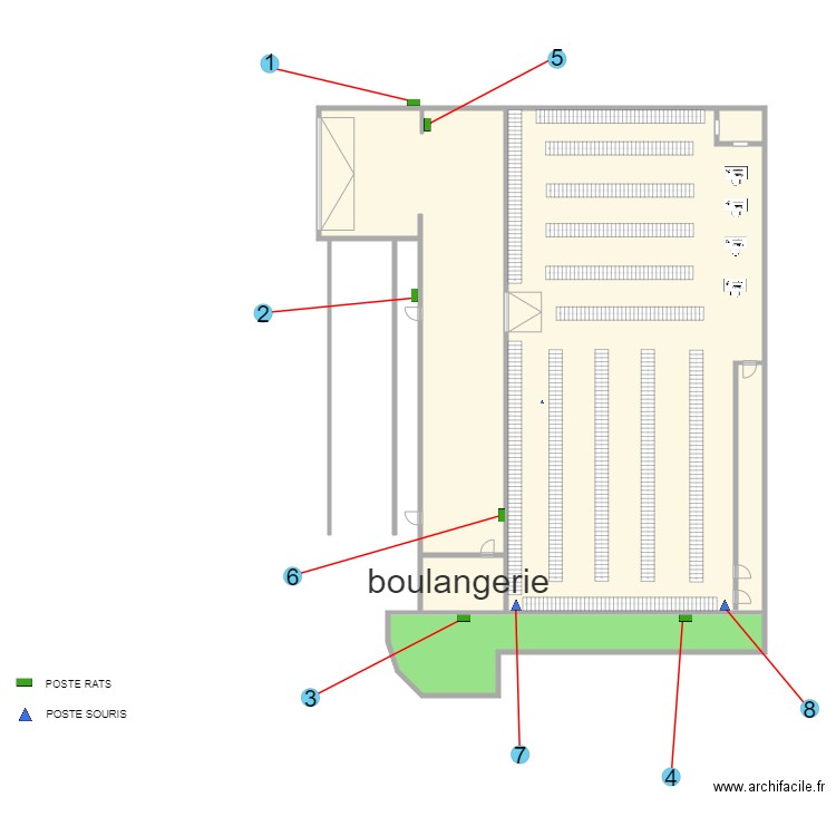 NETTO. Plan de 0 pièce et 0 m2