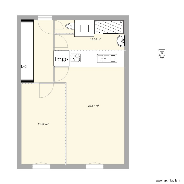 gourdin. Plan de 0 pièce et 0 m2