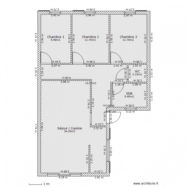 Projet PP trop bon. Plan de 0 pièce et 0 m2