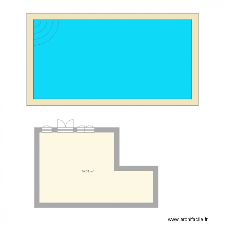 Piscine2. Plan de 0 pièce et 0 m2