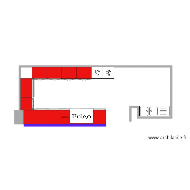 contoire. Plan de 0 pièce et 0 m2