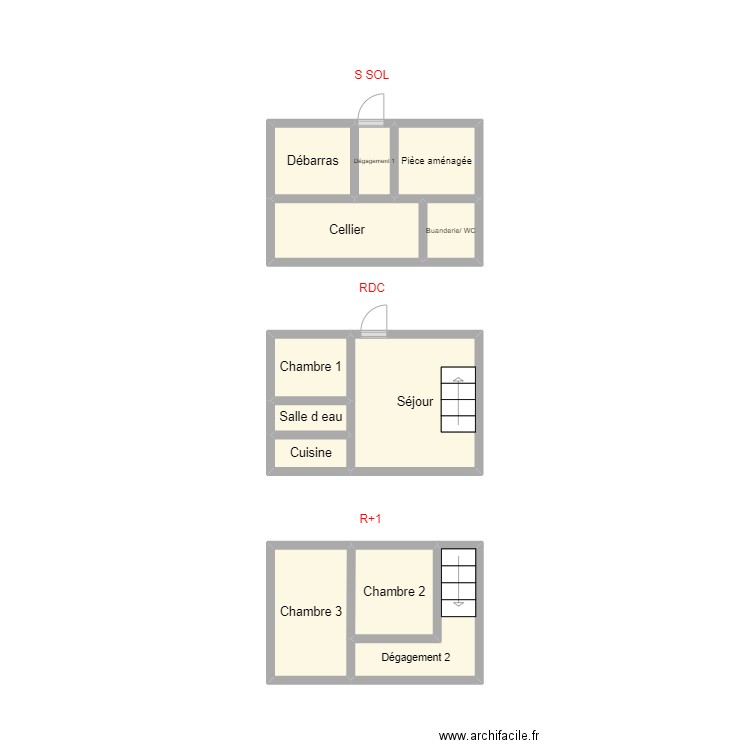 2409 LE HUERON . Plan de 12 pièces et 15 m2