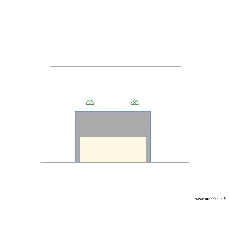 Position tête de lit. Plan de 0 pièce et 0 m2