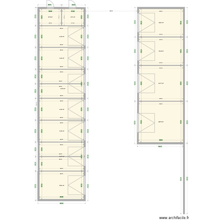 garage. Plan de 0 pièce et 0 m2