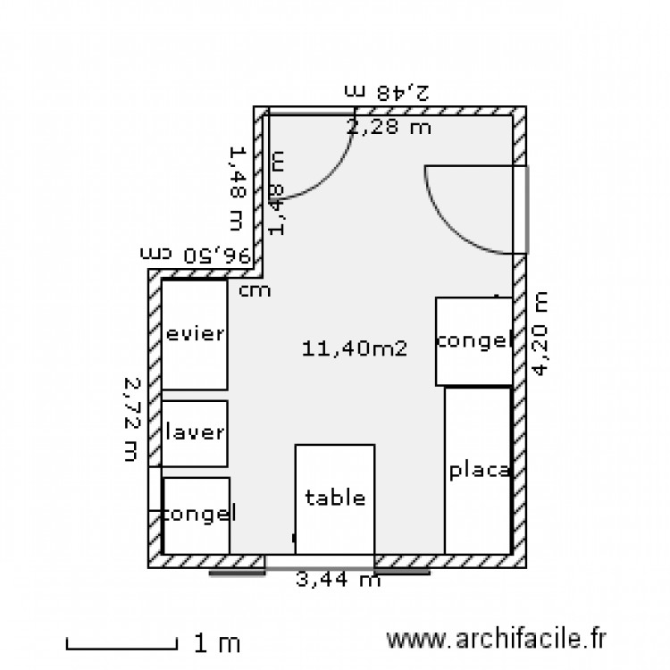 cellier. Plan de 0 pièce et 0 m2