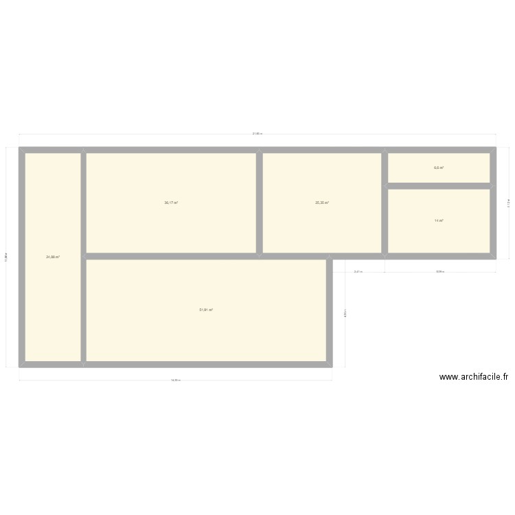 Maison V3. Plan de 6 pièces et 159 m2