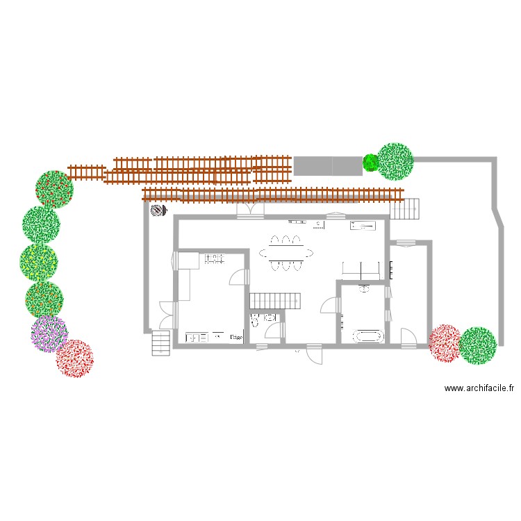 chalet tonton. Plan de 0 pièce et 0 m2