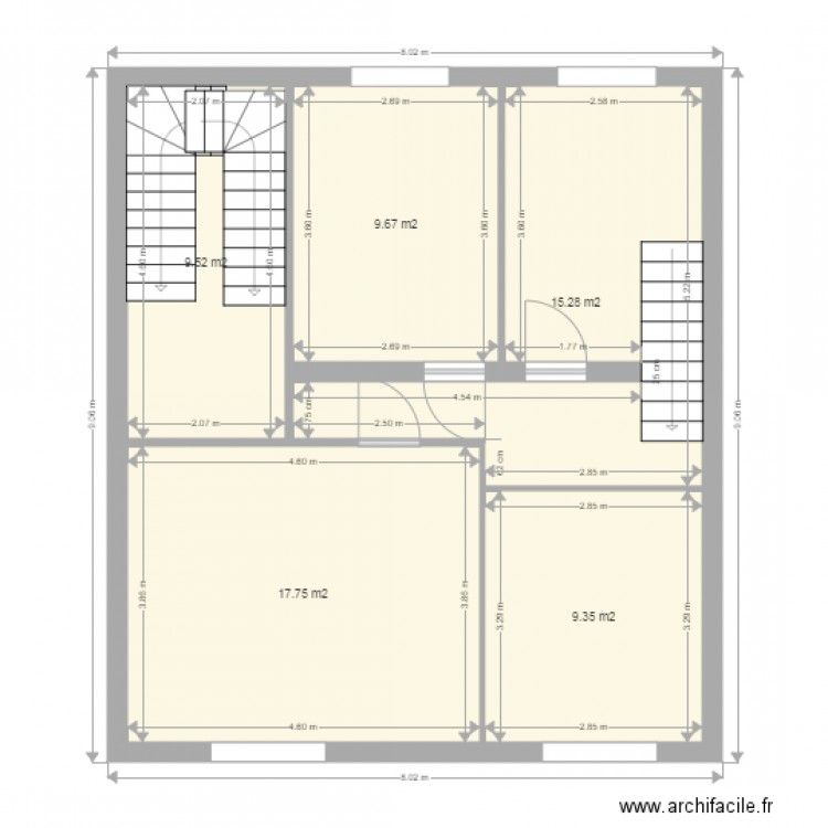 1etage  boulangerie projet. Plan de 0 pièce et 0 m2