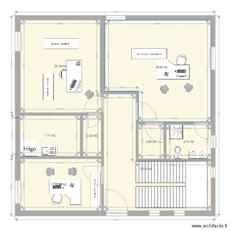 plan administration 2 etage. Plan de 0 pièce et 0 m2