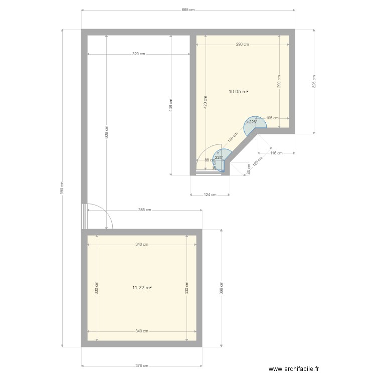 Plan clinique - Plan dessiné par archifacille