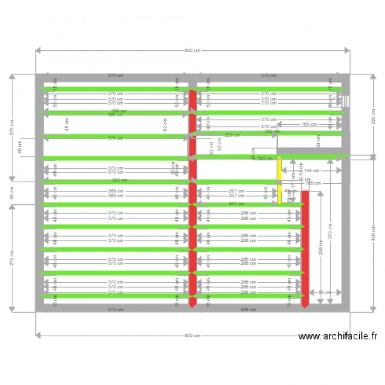  plancher  etage Plan  19 pi ces 28 m2 dessin  par jeanmarc1962