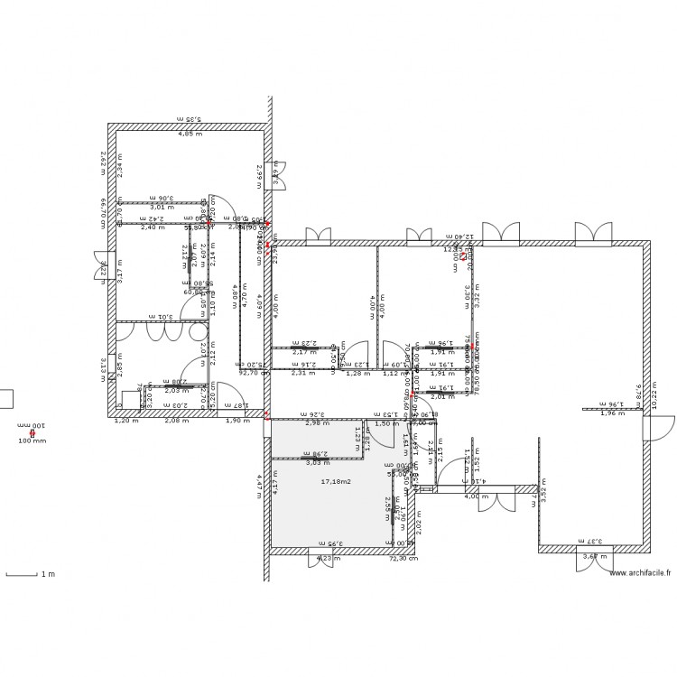 extension maison2. Plan de 0 pièce et 0 m2