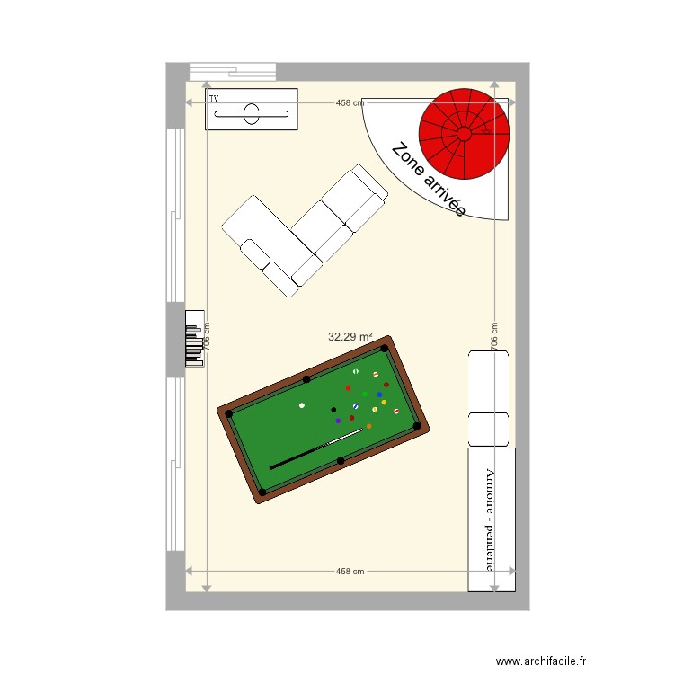 Salle jeux. Plan de 0 pièce et 0 m2