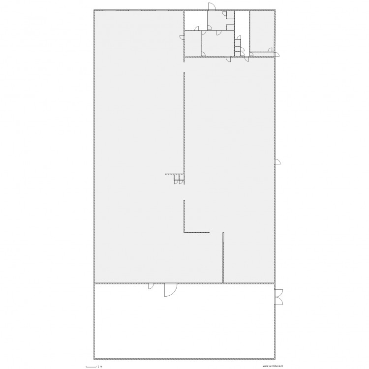 atout sports avant travaux. Plan de 0 pièce et 0 m2