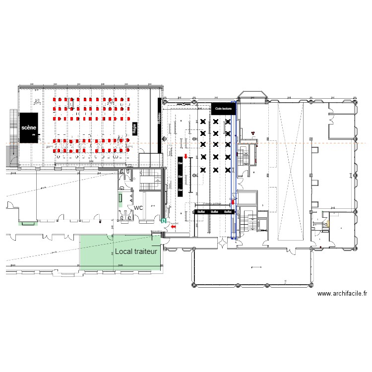 LaLib Plan des salles event officiel. Plan de 0 pièce et 0 m2