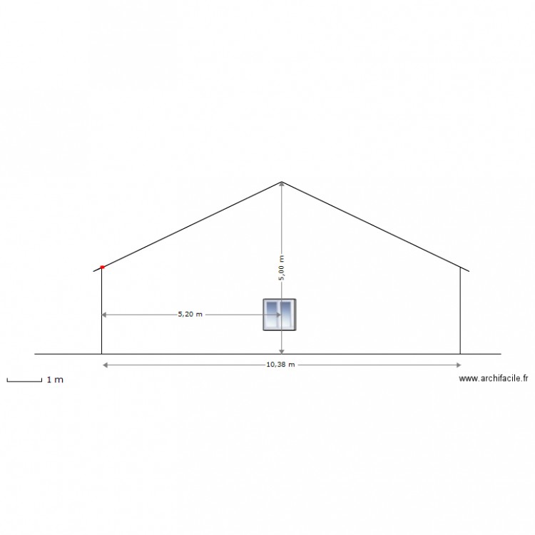 Domi FACADE SUD. Plan de 0 pièce et 0 m2