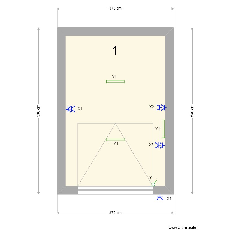 Garage Arsimont. Plan de 0 pièce et 0 m2