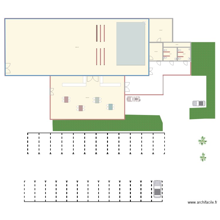 salle des fetes de basse pointe. Plan de 0 pièce et 0 m2