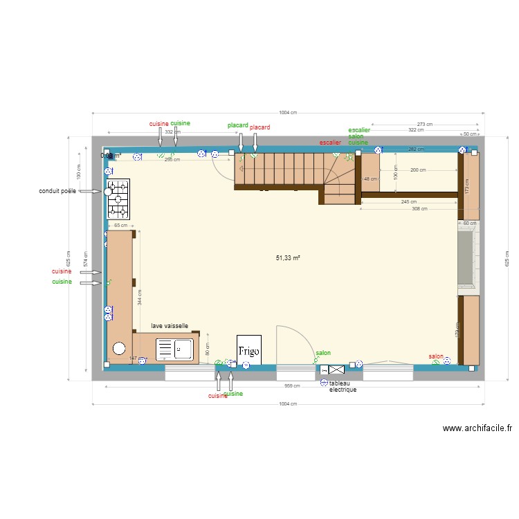 rdc marzan V6 ter. Plan de 0 pièce et 0 m2