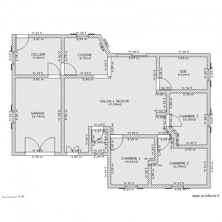 MAISON 5. Plan de 0 pièce et 0 m2