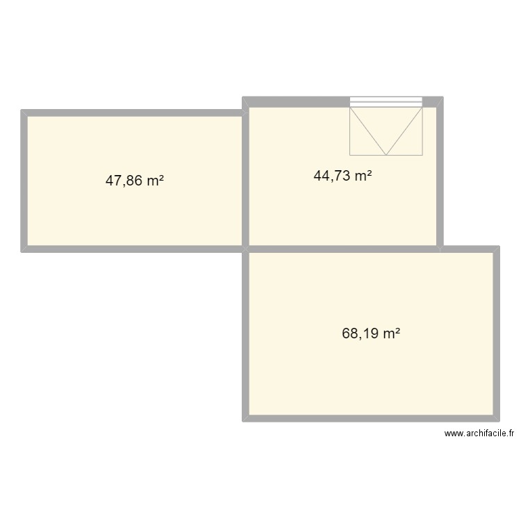 Projet 5 bis 2. Plan de 3 pièces et 161 m2