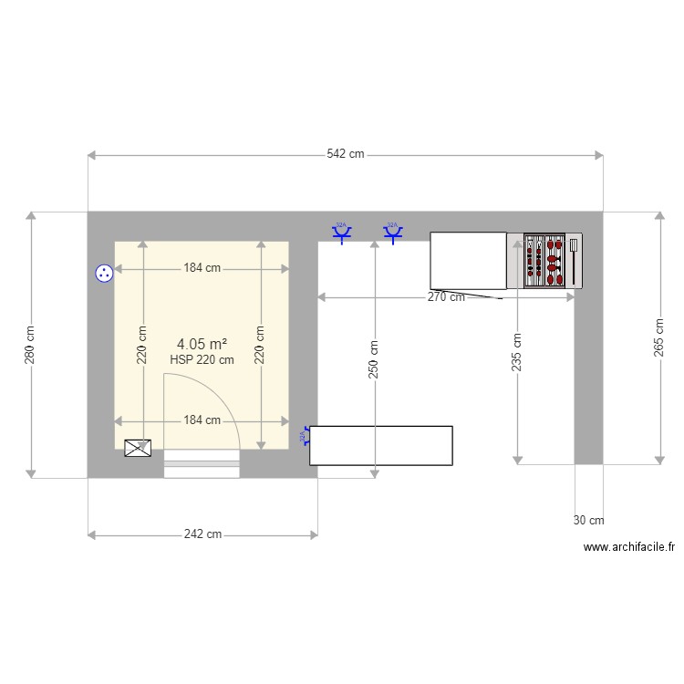 abris jardin plancha. Plan de 0 pièce et 0 m2