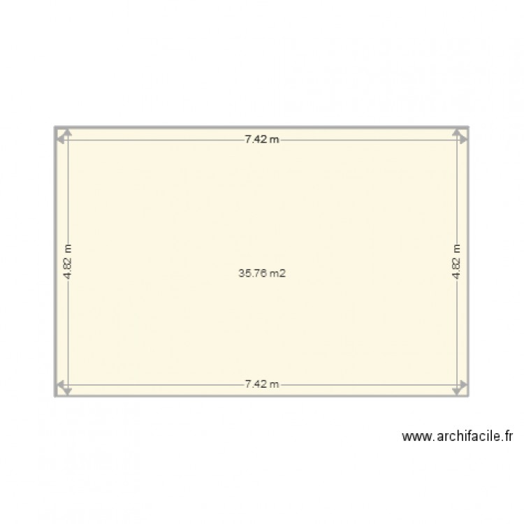 extension. Plan de 0 pièce et 0 m2