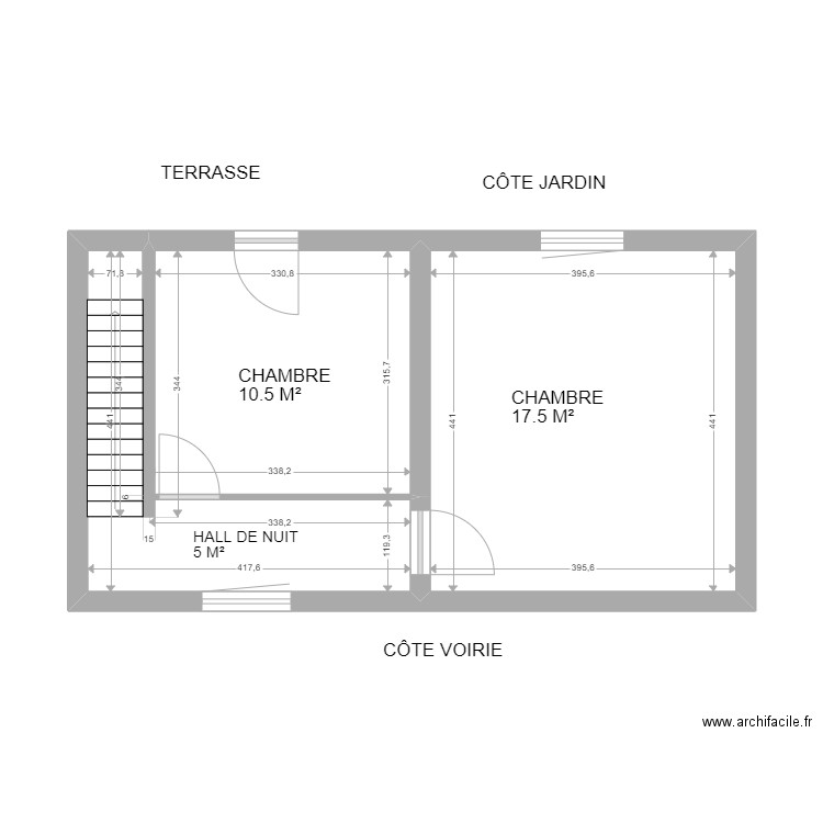 Monceau N°60 Etage. Plan de 0 pièce et 0 m2